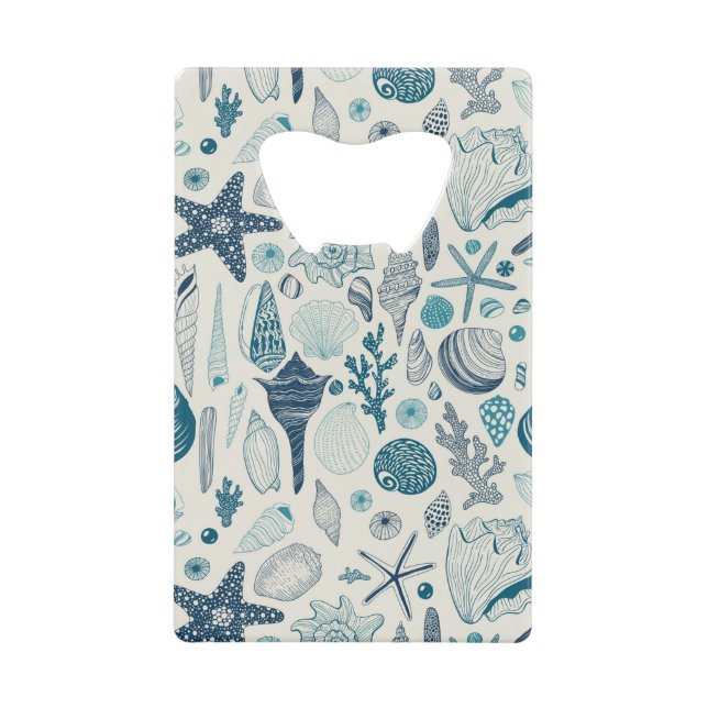 Sea shells on  off white (Front)