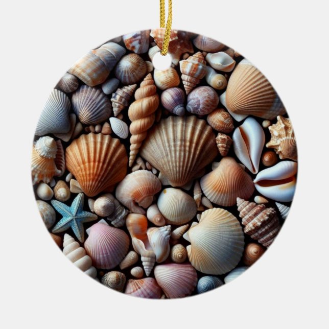 Sea Shells Ornament (Front)