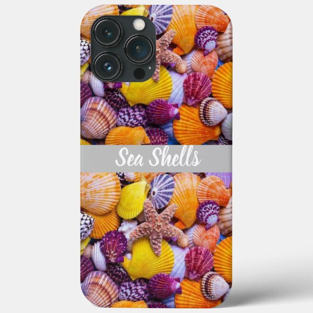 Sea Shells Print Case-Mate iPhone Case (Back)
