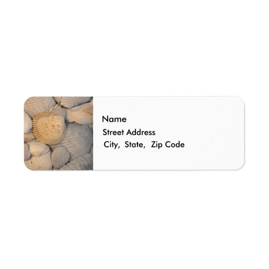 Sea Shells Return Label Return Address Label