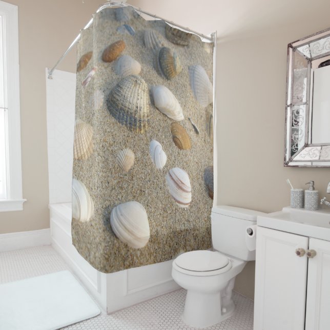 Sea Shells Shower Curtain (In Situ)