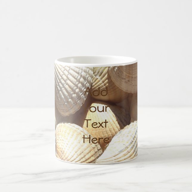 Sea Shells, Summer Beach Exotic Tropical Mug (Center)