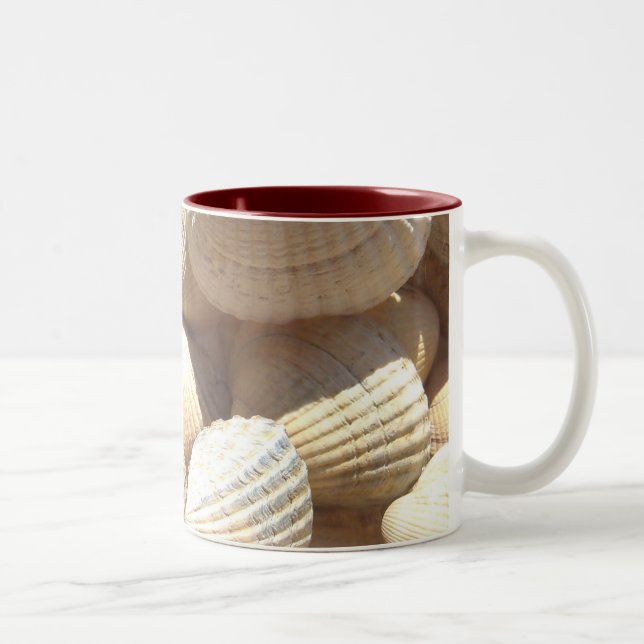 Sea Shells, Summer Beach Exotic Tropical Mug (Right)