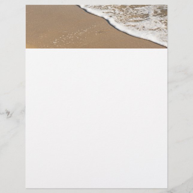 Sea shore custom letterhead (Front)
