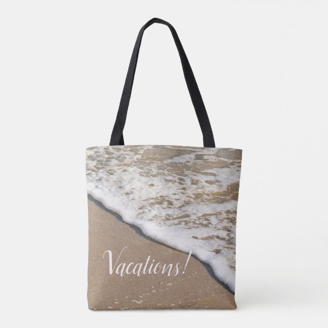 Sea shore tote bag (Back)