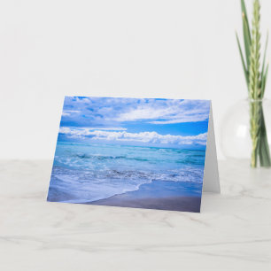 Sea, Sky and Inspiring Quote Card