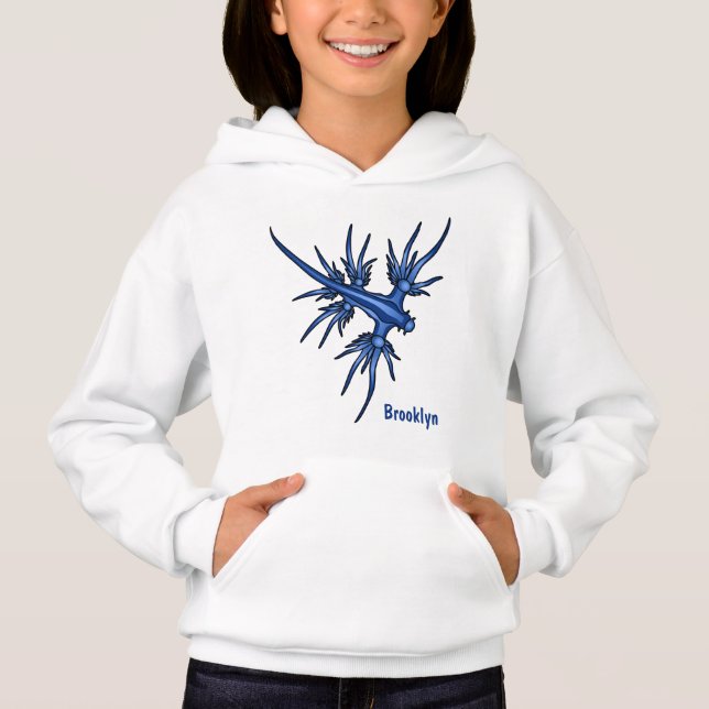 Sea slug blue dragon illustration (Front)