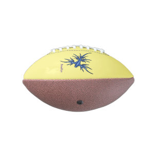 Sea slug blue dragon illustration american football