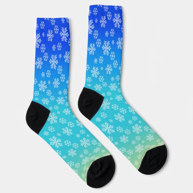 sea snowflakes socks (Right)