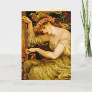 Sea Spell by Dante Gabriel Rossetti Card