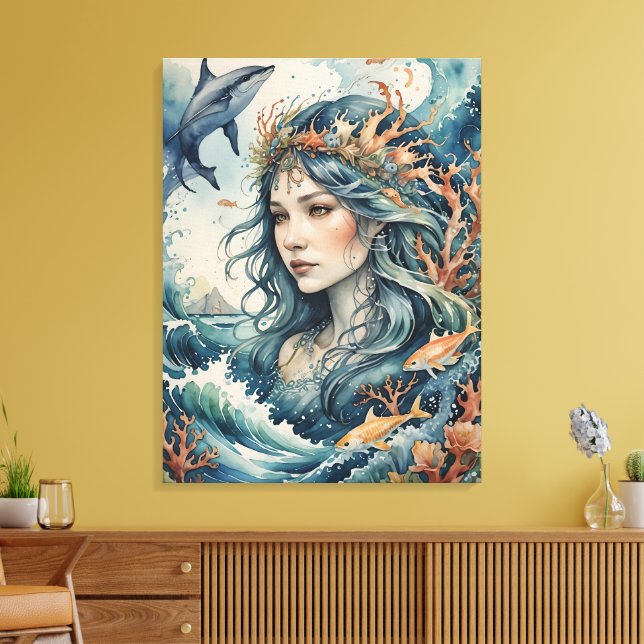 Sea Spirit Canvas Art (Insitu(LivingRoom))