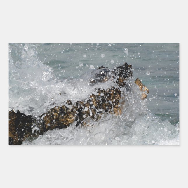 Sea Spray Rectangular Sticker (Front)