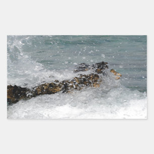 Sea Spray Rectangular Sticker