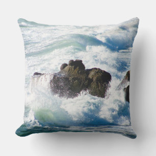 Sea Spray Throw Pillow