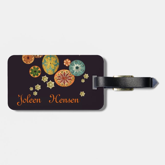 Sea Squirt Remix Luggage Tag (Back Horizontal)