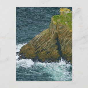 Sea Stack At The Slieve League Cliffs In Ireland Postcard