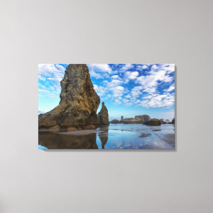 Sea Stacks on Bandon Beach in Bandon, Oregon 1 Canvas Print