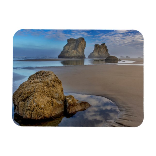Sea Stacks on Bandon Beach in Bandon, Oregon 2 Magnet (Horizontal)