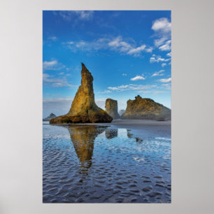 Sea Stacks on Bandon Beach in Bandon, Oregon 3 Poster