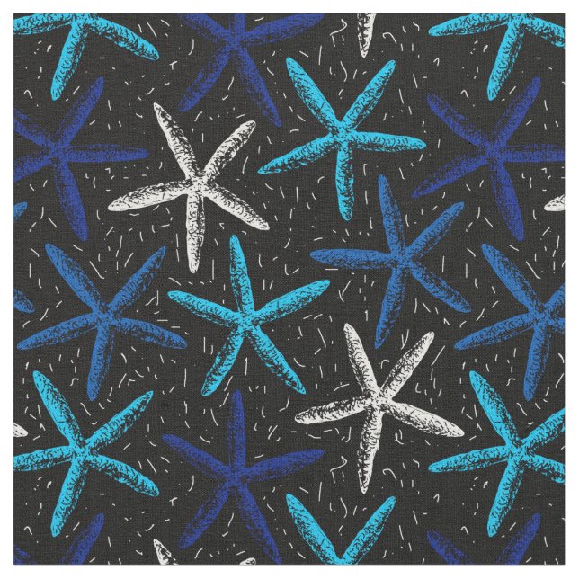 Sea stars fabric (Close Up)