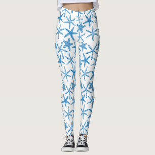 Sea stars in blue leggings