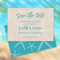 Sea Stars Starfish Save the Dates