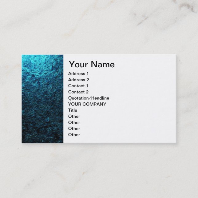 Sea Stone Business Card (Front)