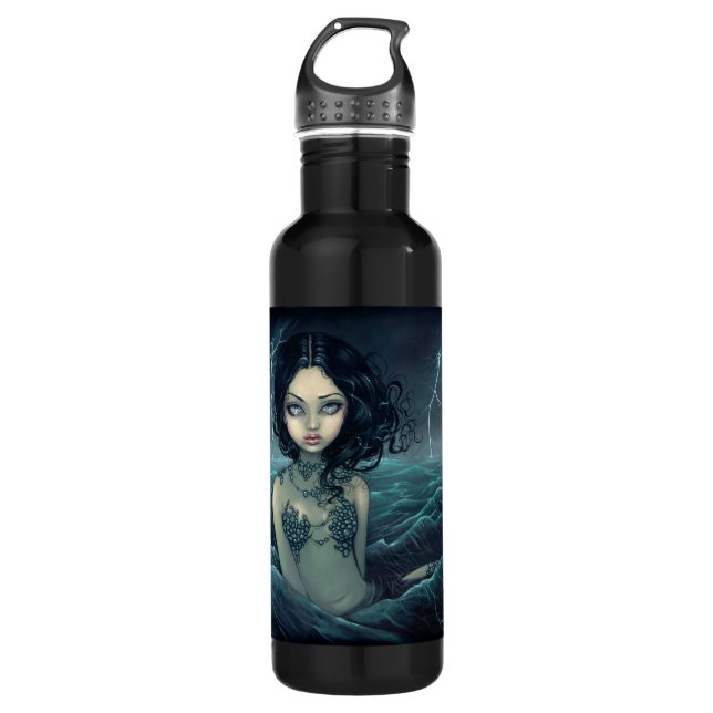 Sea Storm Gothic Mermaid 710 Ml Water Bottle (Front)