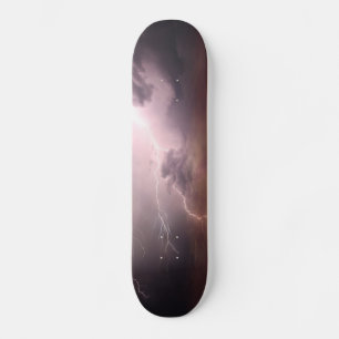 Sea Storm Lightning Wave Skateboard