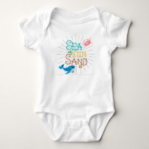Sea Sun Sand Baby Bodysuit