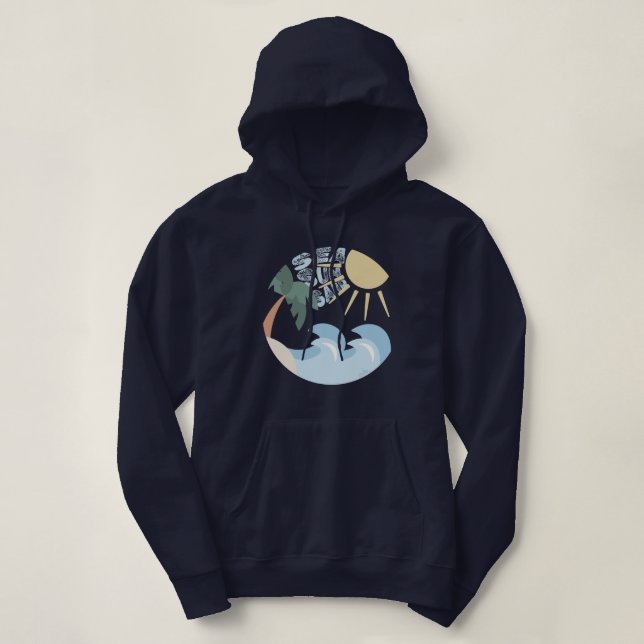 Sea, Sun, Sand Hoodie (Design Front)