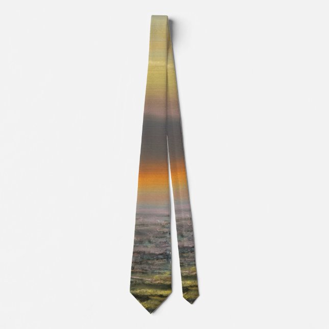 Sea Sunset Colours Neck Tie (Front)