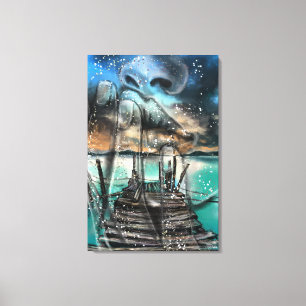 Sea Sunset Dream Canvas Print