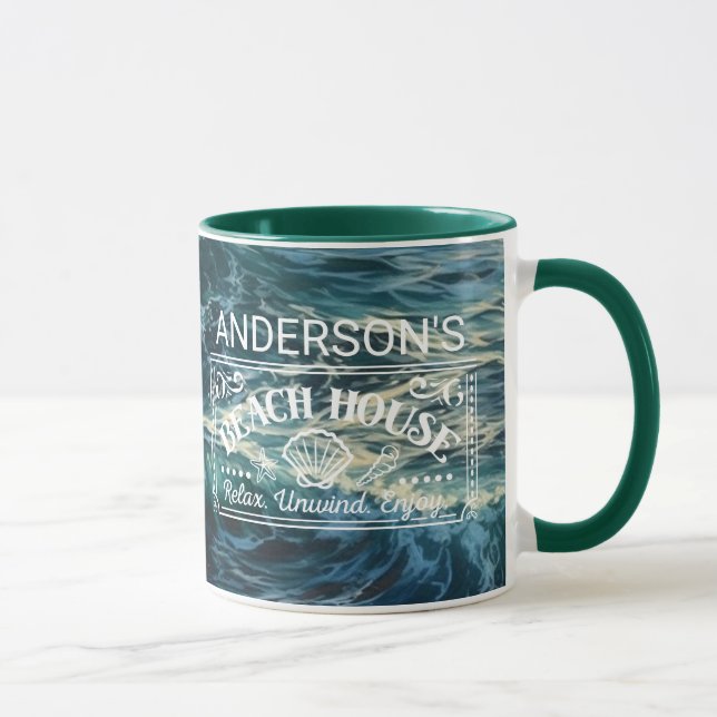Sea Surge Painting Mug (Right)