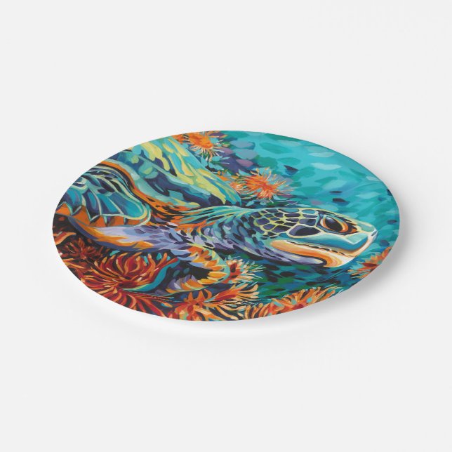 Sea Sweetheart I Paper Plate (Angled)