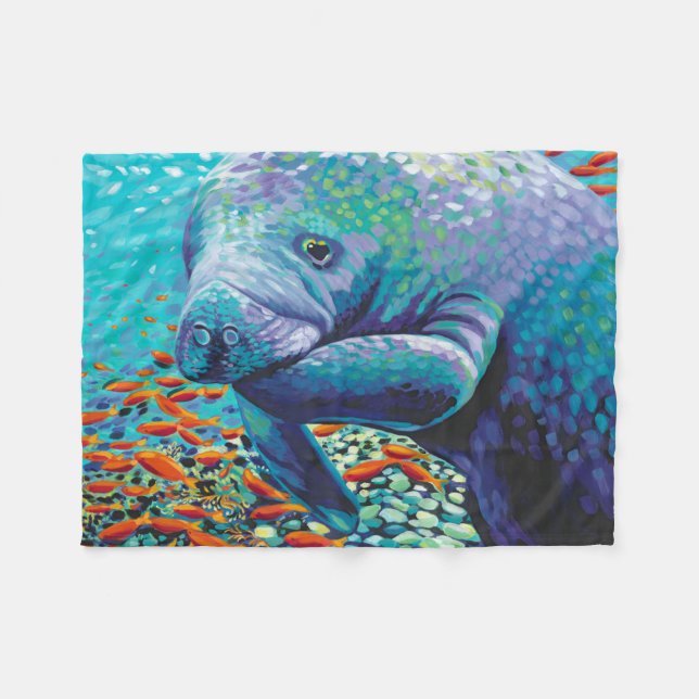 Sea Sweetheart II Fleece Blanket (Front (Horizontal))