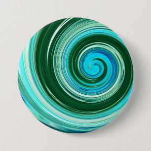 Sea Swirl Custom Buttons to Personalise