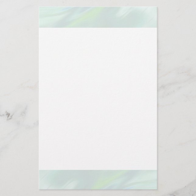 Sea Swirl Custom Stationery with Matching Items (Front)