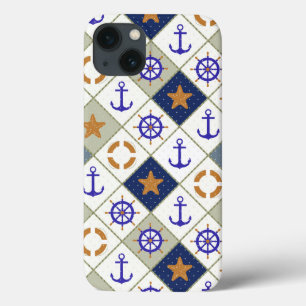 Sea Theme Pattern 2 iPhone 13 Case