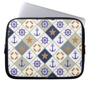 Sea Theme Pattern 2 Laptop Sleeve