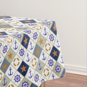 Sea Theme Pattern 2 Tablecloth