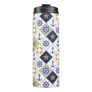 Sea Theme Pattern 2 Thermal Tumbler