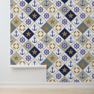 Sea Theme Pattern 2 Wallpaper