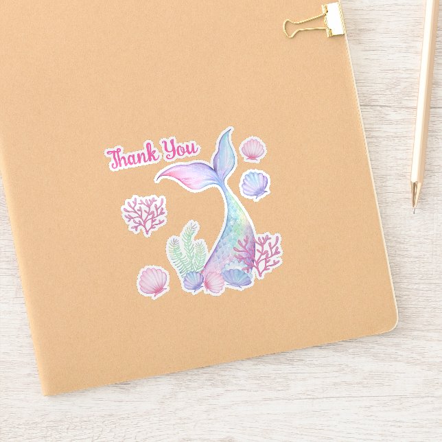 Sea themed party sticker. (Notebook)