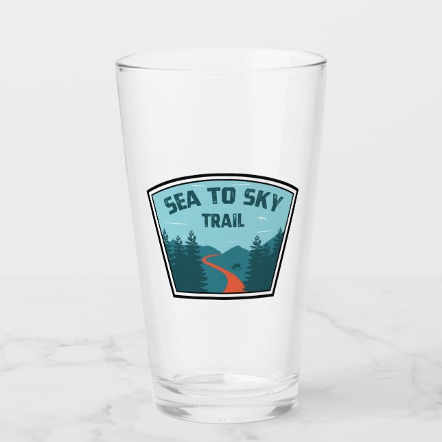Sea To Sky Trail British Columbia Glass (Front)