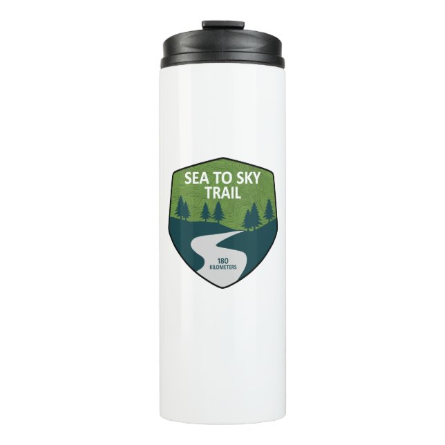 Sea To Sky Trail British Columbia Thermal Tumbler (Front)