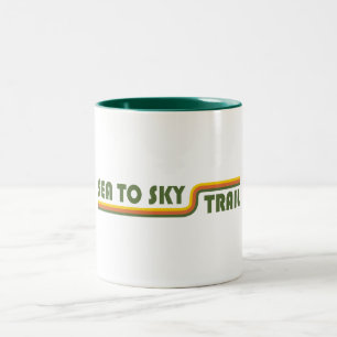 Sea To Sky Trail British Columbia Two-Tone Coffee Mug