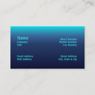 Sea Tones Business Card