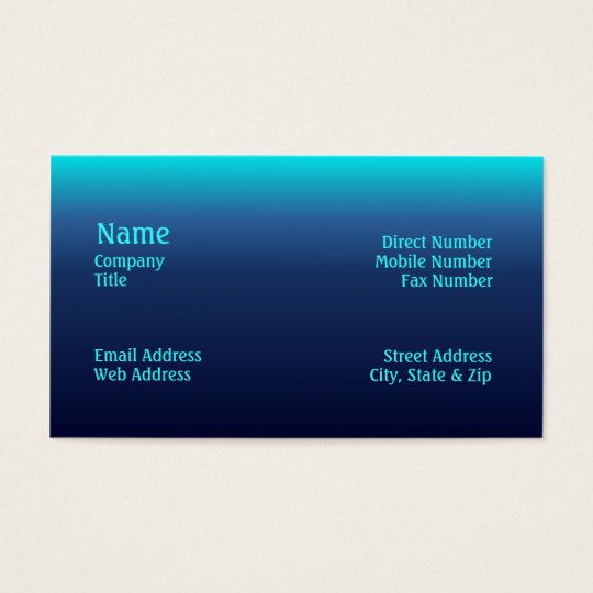 Sea Tones Business Card