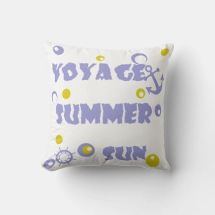 Sea, travel , summer cushion